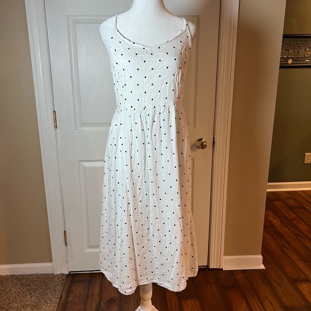 Old Navy Fit & Flare Plus-Size Polka-Dot Cami Dress Size Large